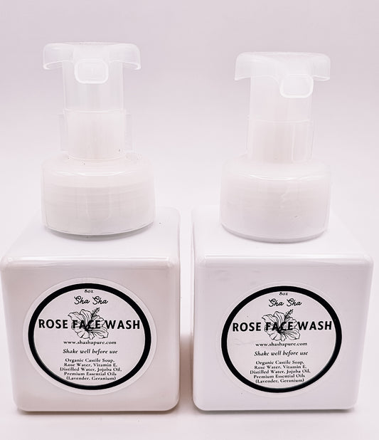 Rose Face Wash (8oz)